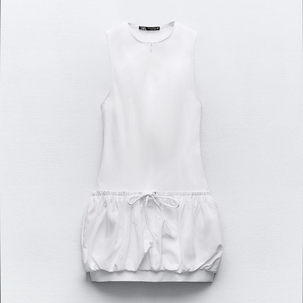 ZARA Balloon skirt jumpsuit mini dress - Picture 8 of 13